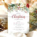 Search for florals christmas invitations Botanical