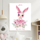 Search for bunny nursery posters Baby girl