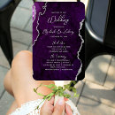 Search for purple wedding programs Elegant