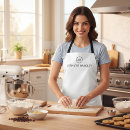 Search for corporate aprons Black and white