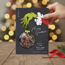 Search for grinch photo seasonal cards Holiday greeting