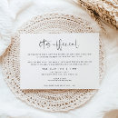 Search for official wedding invitations Black and white