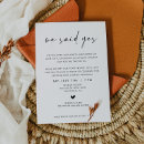 Search for we said yes invitations Black and white