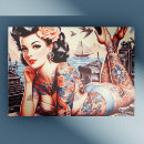Search for vintage tattoo postcards Old school