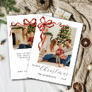 Search for red bow christmas cards Coquette