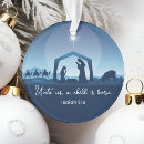 Search for christian christmas tree decorations Nativity scene