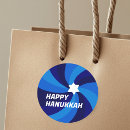 Search for happy hanukkah stickers Blue