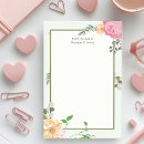 Search for vintage post it notes Floral