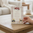 Search for vintage car baby shower invitations Teddy bear