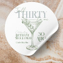 Search for martini cocktail stickers Adult birthday