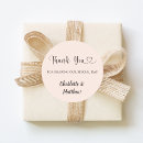 Search for taupe wedding stickers Thank you
