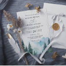 Search for pine trees wedding invitations Greenery