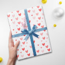 Search for pink red hearts wrapping paper Minimalist