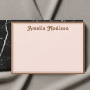 Search for pink and brown note cards Retro