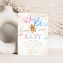 Search for bears gender reveal invitations Teddy bear