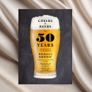 Search for chalkboard 50th birthday invitations Modern