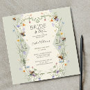 Search for brides bridal shower invitations Sage green