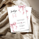 Search for girls pink 14th birthday invitations For her