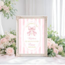 Search for christening decor Pink bow