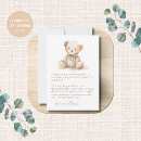 Search for teddy bear note cards We can bearly wait