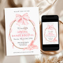 Search for ballet performance invitations Pink
