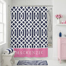 Search for pink and navy shower curtains Trendy