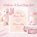 Search for blush baby girl shower invitations Simple