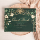 Search for emerald green guest books Floral