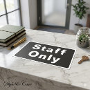 Search for restrict Staff only
