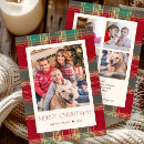 Search for plaid christmas cards Modern