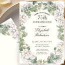 Search for surprise 75th birthday invitations Flowers