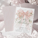 Search for elegant birthday invitations Botanical