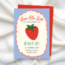 Search for strawberry wedding save the dates Fruit