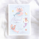 Search for mermaid pool birthday invitations Girl