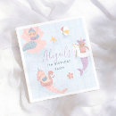 Search for mermaid napkins Summer