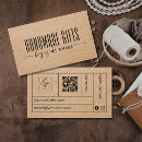 Search for brown kraft business cards Rustic