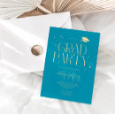 Search for aqua graduation invitations Grad party