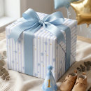 Search for stars and stripes wrapping paper Blue