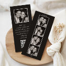 Search for tall invitations Black and white