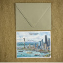 Search for seattle skyline postcards Pacific northwest