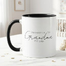 Search for promoted to grandma mugs First time grandma