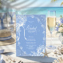 Search for coastal bridal shower invitations Whimsical