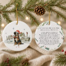 Search for swiss christmas tree decorations Swiss mountain dog