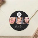 Search for makeup business stickers Your logo here template