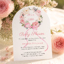 Search for floral wreath invitations Pink