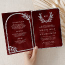 Search for burgundy and silver wedding invitations All in one