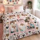 Search for pink photo blankets For her