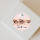 Search for photo thank you stickers Simple minimal script elegant