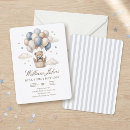 Search for brown bear invitations Hot air balloon