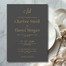 Search for grey and gold wedding invitations Modern